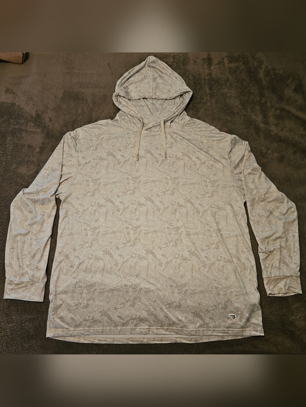 Burlebo - Men's Performance Hoodie - Digi Camo Ivory